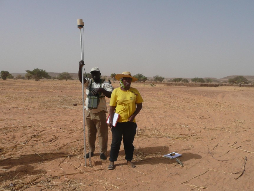 Mesure du champ magnétique (Niger) 